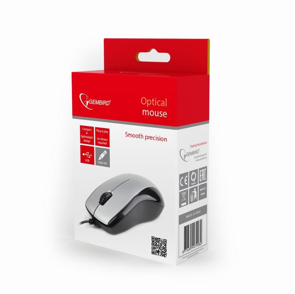 GEMBIRD ΠΟΝΤΙΚΙ USB ΑΣΗΜΙ MUS002