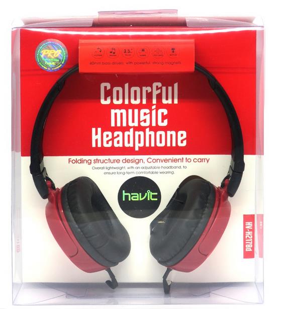 30810 HAVIT H2178 ΑΚΟΥΣΤΙΚΑ ΜΕ ΜΙΚΡΟΦΩΝΟ, ΠΛΑΚΕ ΚΑΛΩΔΙΟ, ΚΟΚΚΙΝΟ