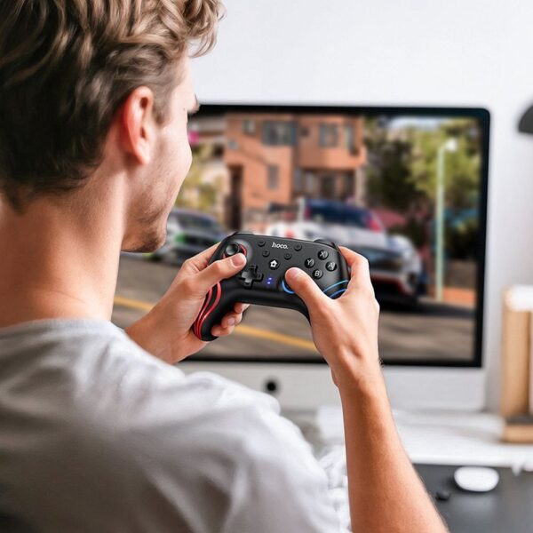 Wireless gamepad Hoco for Nintendo Switch 1 / 2 / PC GA2 black