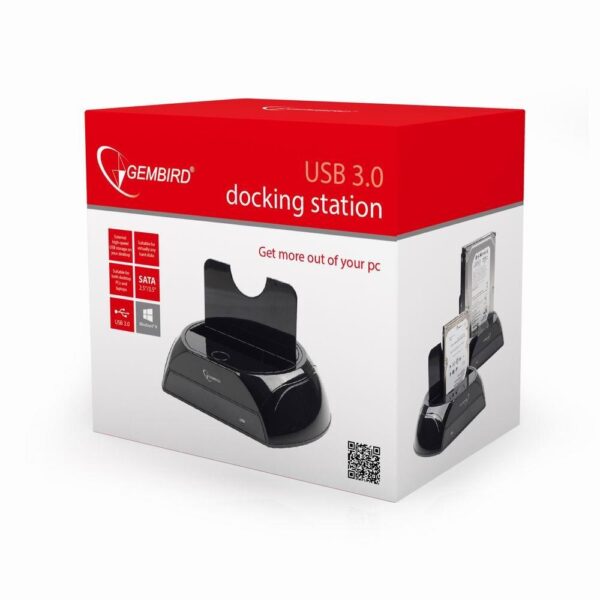 GEMBIRD ΒΑΣΗ HDD - DOCKING STATION SATA ΜΑΥΡΟ USB 3.0