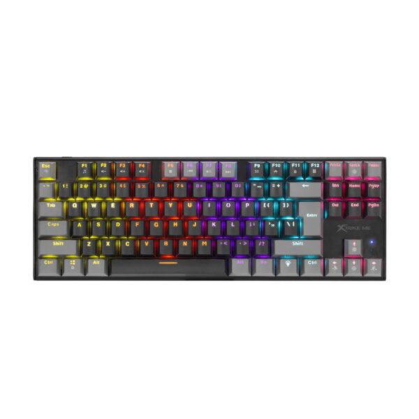 31621 XTRIKE ME GK-989B ΕΝΣΥΡΜΑΤΟ MHXANIKO ΠΛΗΚΤΡΟΛΟΓΙΟ, RGB, TENKEYLESS