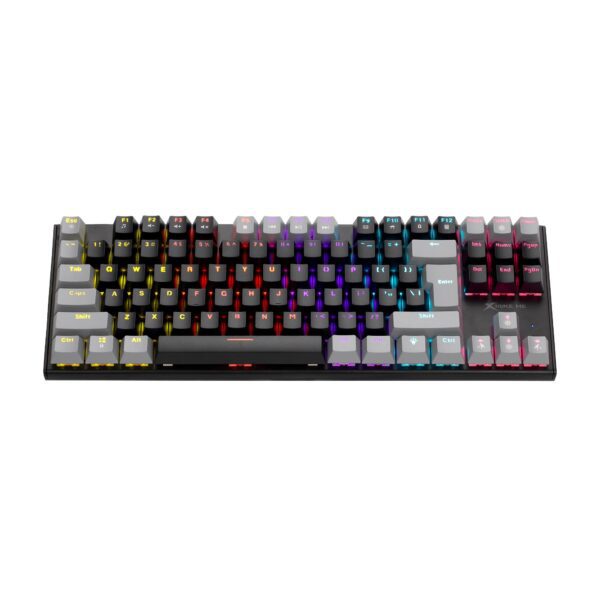 31622 XTRIKE ME GK-989B ΕΝΣΥΡΜΑΤΟ MHXANIKO ΠΛΗΚΤΡΟΛΟΓΙΟ, RGB, TENKEYLESS