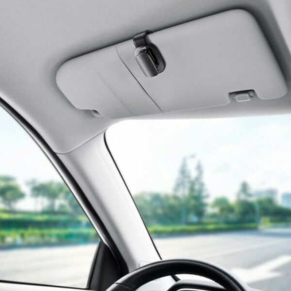 31672 BASEUS ΚΛΙΠ ΣΥΓΚΡΑΤΗΣΗΣ ΓΥΑΛΙΩΝ, ΑΥΤΟΚΙΝΗΤΟΥ, ΜΑΥΡΟ