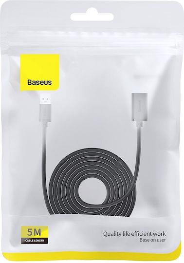 BASEUS AIRJOY ΚΑΛΩΔΙΟ ΕΠΕΚΤΑΣΗΣ, USB 3.0 MALE ΣΕ USB 3.0 FEMALE, 5M, ΜΑΥΡΟ