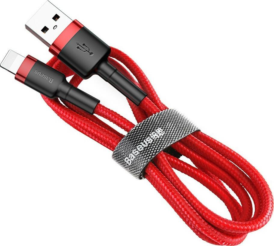 31686 BASEUS CAFULE ΚΑΛΩΔΙΟ ΦΟΡΤΙΣΗΣ, USB ΣΕ LIGHTNING, 2M, 1.5A, ΚΟΚΚΙΝΟ