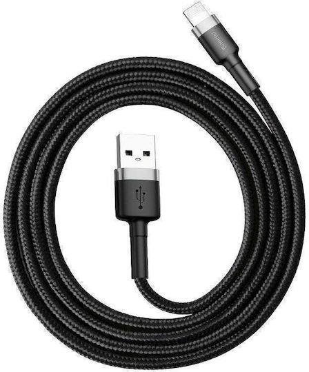 31688 BASEUS CAFULE ΚΑΛΩΔΙΟ ΦΟΡΤΙΣΗΣ, USB ΣΕ LIGHTNING, 2M, 1.5A, ΜΑΥΡΟ