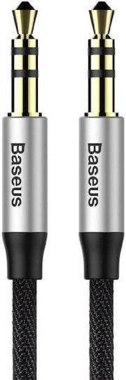 31700 BASEUS YIVEN M30 ΚΑΛΩΔΙΟ ΗΧΟΥ, 3.5mm, 1m, ΜΑΥΡΟ