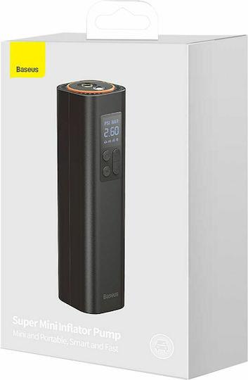 31758 BASEUS SUPER MINI ΤΡΟΜΠΑ ΑΥΤΟΚΙΝΗΤΟΥ, ΜΑΥΡΗ