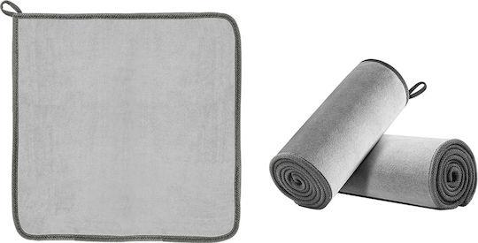 BASEUS EASY LIFE ΠΑΝΙ ΜΙΚΡΟΙΝΩΝ ΣΤΕΓΝΩΜΑΤΟΣ ΑΥΤΟΚΙΝΗΤΟΥ, 2 ΤΕΜΑΧΙΑ, 40x40, ΓΚΡΙ