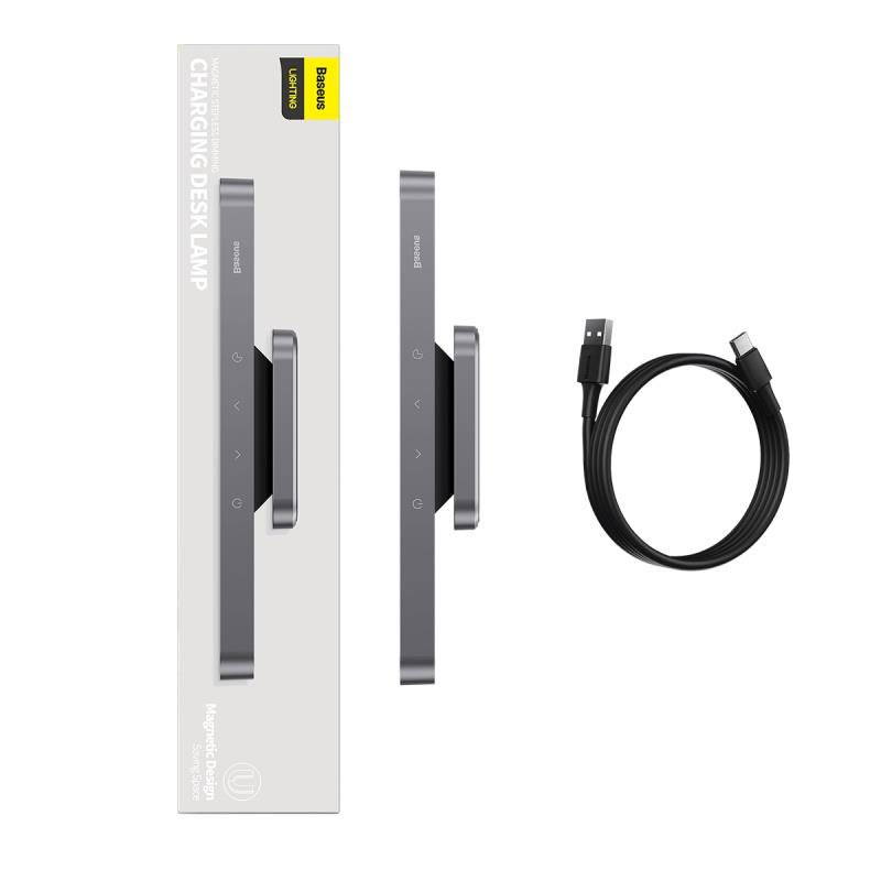 31779 BASEUS MAGNETIC STEPLESS ΦΩΤΙΣΤΙΚΟ ΓΡΑΦΕΙΟΥ, ΓΚΡΙ