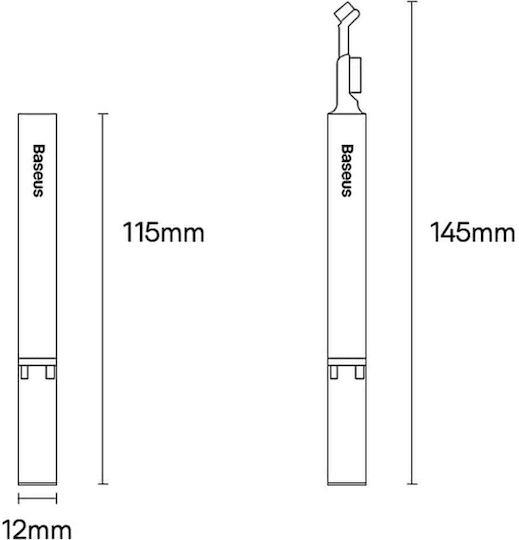 31788 BASEUS ΒΟΥΡΤΣΑΚΙ ΚΑΘΑΡΙΣΜΟΥ ΑΚΟΥΣΤΙΚΩΝ, ΛΕΥΚΟ