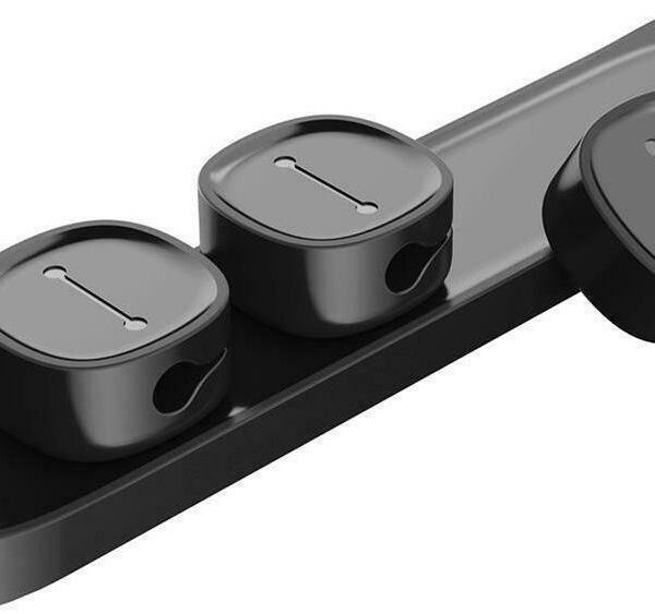 BASEUS LITE SERIES PEAS, ΚΛΙΠ ΟΡΓΑΝΩΣΗΣ ΚΑΛΩΔΙΩΝ, ΜΑΥΡΟ