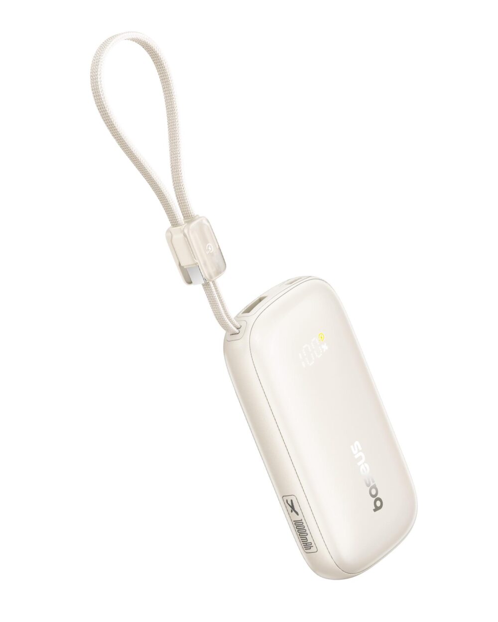 BASEUS ENERFILL FC21 QPOW3 ULTRA, POWERBANK, 20000MAh, ΜΕ  ΚΑΛΩΔΙΟ LIGHTNING, 22.5W, ΜΕ ΨΗΦΙΑΚΗ ΟΘΟΝΗ, ΤΙΤΑΝΙΟ