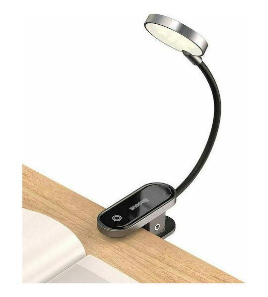 32124 BASEUS COMFORT READING ΦΩΤΙΣΤΙΚΟ, ΜΕ ΚΛΙΠ, ΓΚΡΙ