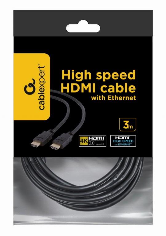 32202 CABLEXPERT ΚΑΛΩΔΙΟ HDMI v2.0 MALE-MALE 3m