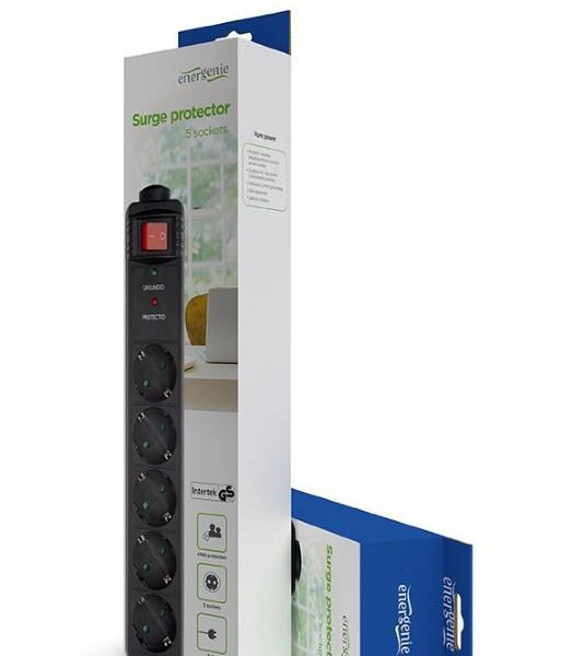 ENERGENIE ΠΟΛΥΜΠΡΙΖΟ ΑΣΦΑΛΕΙΑΣ 5 ΘΕΣΕΩΝ, 3Μ, 16Α