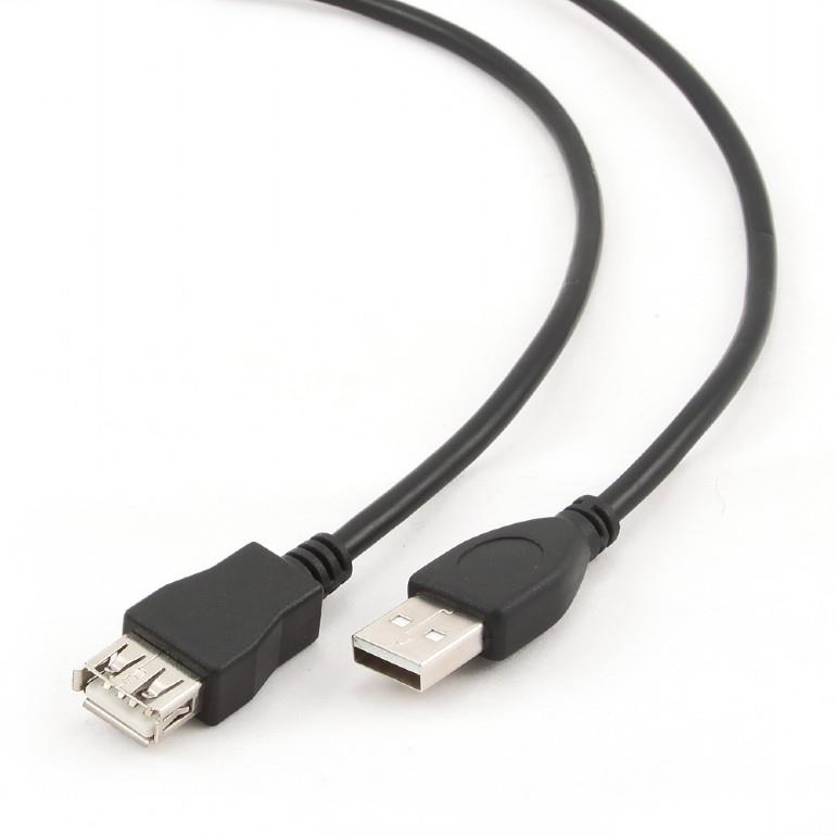 CABLEXPERT ΚΑΛΩΔΙΟ USB EXTENSION 2.0 MALE-FEMALE ΜΕ ΦΕΡΡΙΤΗ 5m