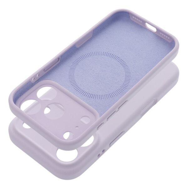 3252a9c5fcba9b2a36b732791b113bca Case for iPhone 15 PRO Forcell F-Protect Rubber Premium compatible with MagSafe mauve