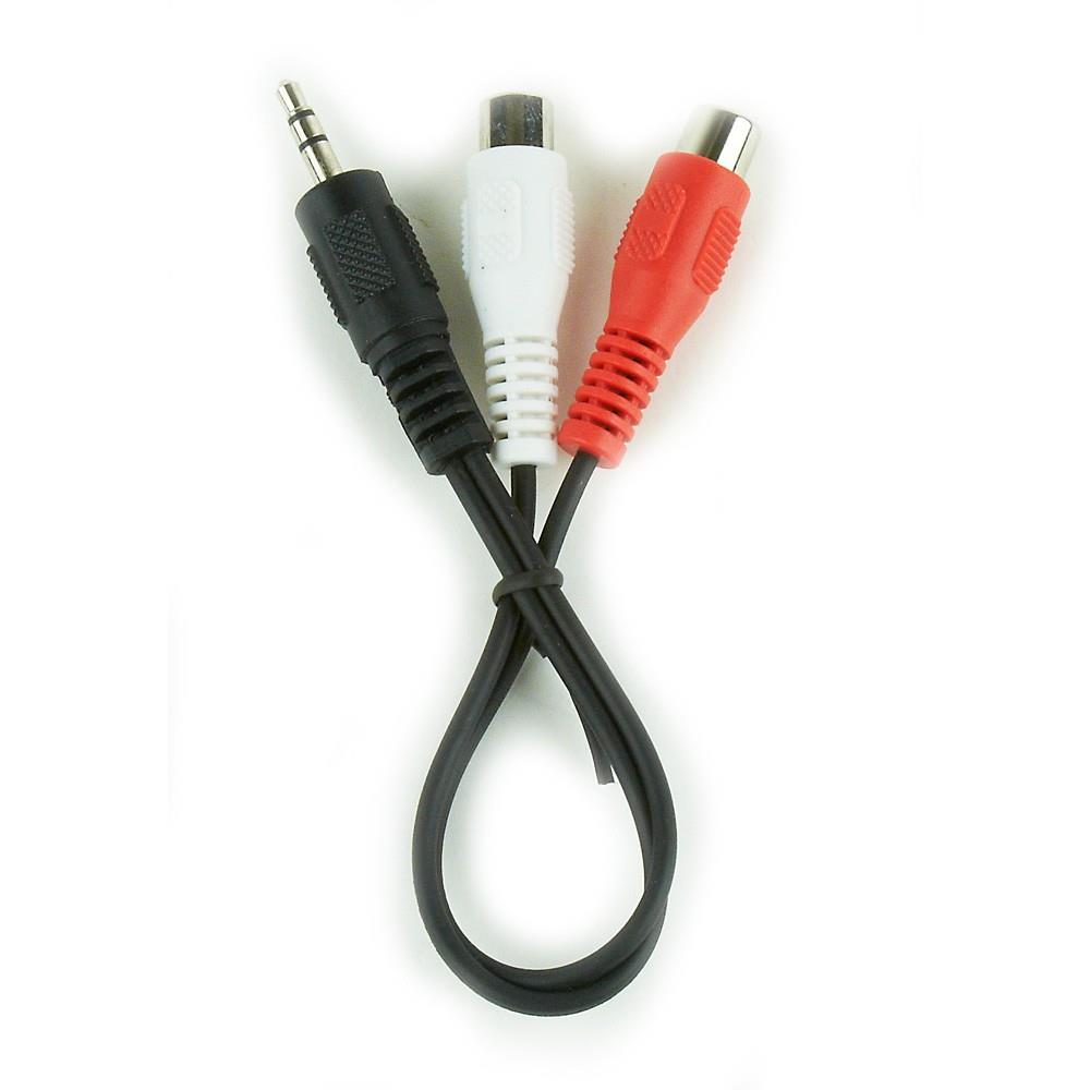 CABLEXPERT ΚΑΛΩΔΙΟ ΗΧΟΥ 3.5 MM PLUG TO 2 x RCA 0.2m