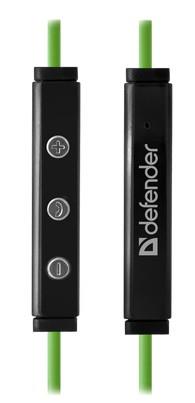 DEFENDER EARPHONES PULSE 455 ANDROID GREEN