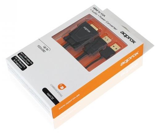 APPROX ΑΝΤΑΠΤΟΡΑΣ HDMI to VGA with AUDIO OUTPUT