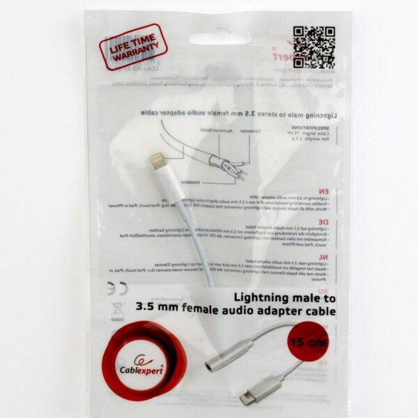 CABLEXPERT ΜΕΤΑΤΡΟΠΕΑΣ iPHONE LIGHTNING TO STEREO 3.5mm