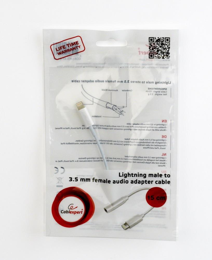 CABLEXPERT ΜΕΤΑΤΡΟΠΕΑΣ iPHONE LIGHTNING TO STEREO 3.5mm