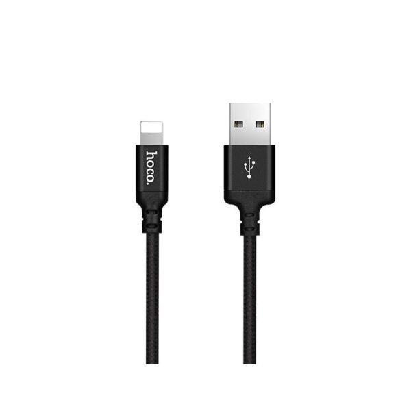 Cable USB A to Lightning Hoco 2A 2 m X14 black