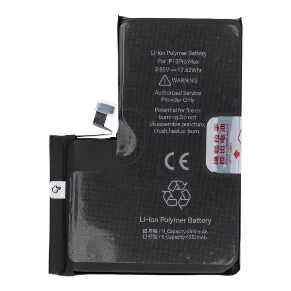JCID Battery for iPhone 13 Pro Max 4550 mAh (high capacity)