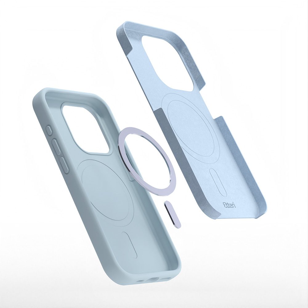 Etteri Silicone Mag case for Samsung Galaxy A37 5G light blue
