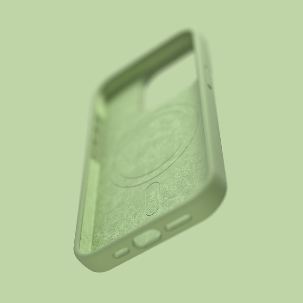 Etteri Silicone Mag case for Samsung Galaxy A57 5G light green