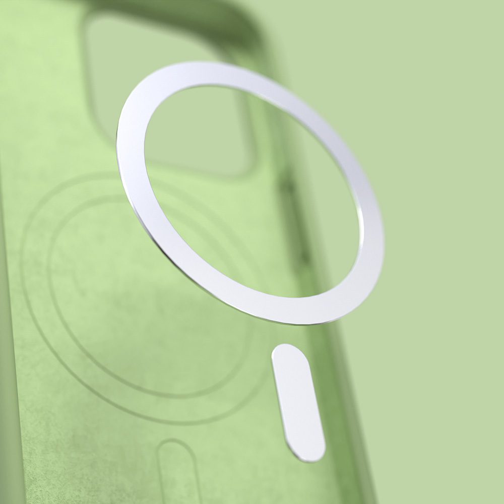 Etteri Silicone Mag case for Samsung Galaxy A57 5G light green