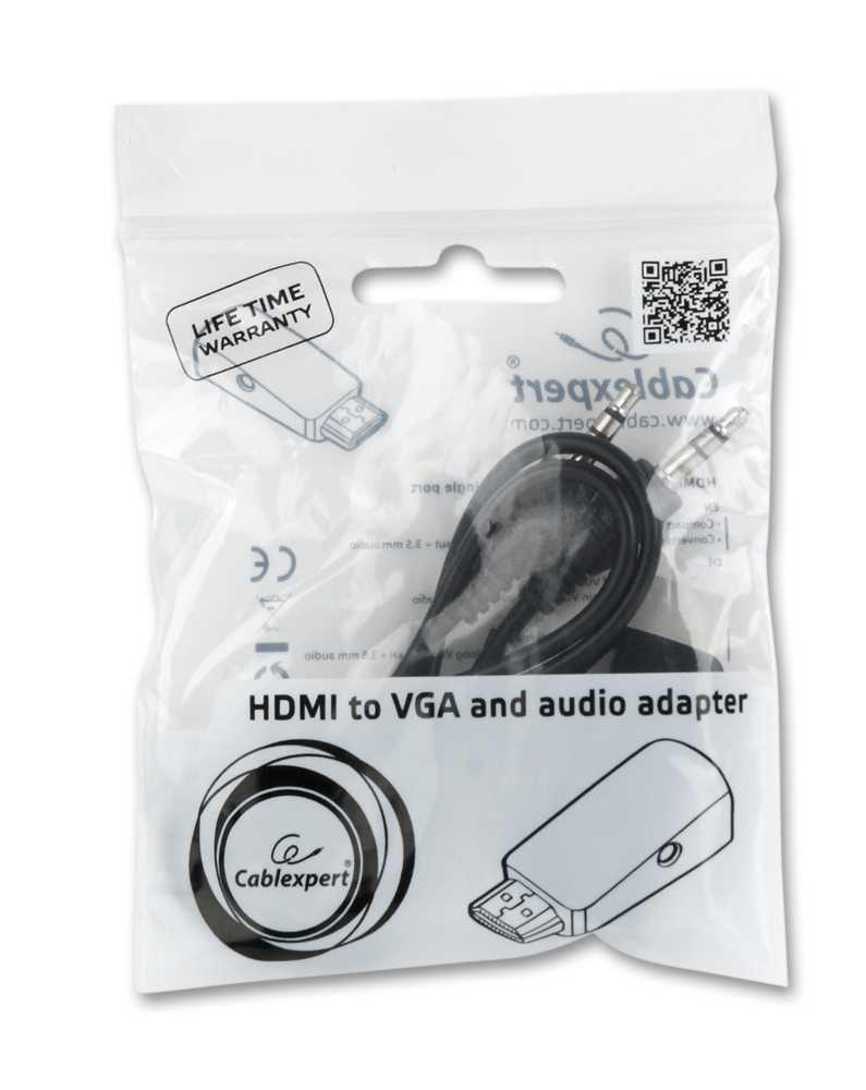 GEMBIRD ΑΝΤΑΠΤΟΡΑΣ HDMI TO VGA & AUDIO ADAPTER