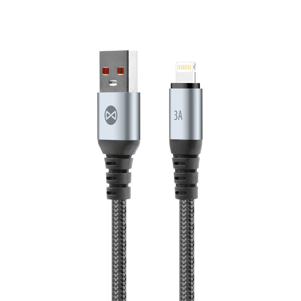 Forever Braix cable USB - Lightning 1,0 m 3A black