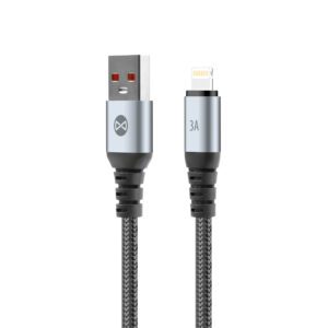 Forever Braix cable USB - Lightning 1,0 m 3A black