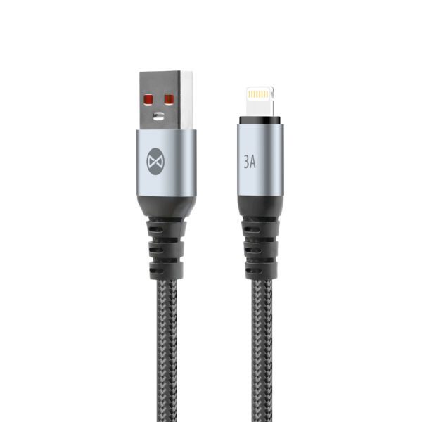 Forever Braix cable USB - Lightning 1,0 m 3A black