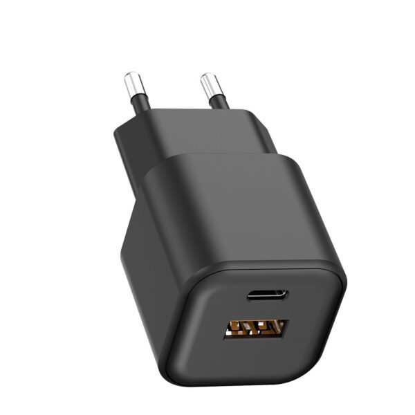 Setty wall charger USB-A + USB-C 35W LSGaN-AC-351 black