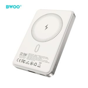 BWOO P82 BO 10000mah 15w power bank wireless charging light grey