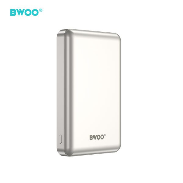 BWOO P82 BO 10000mah 15w power bank wireless charging light grey