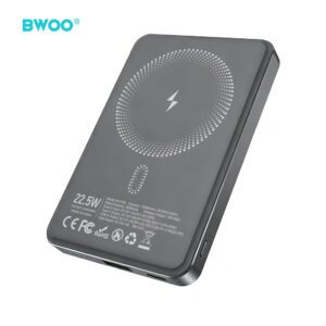 BWOO P82 BO 10000mah 15w power bank wireless charging dark grey