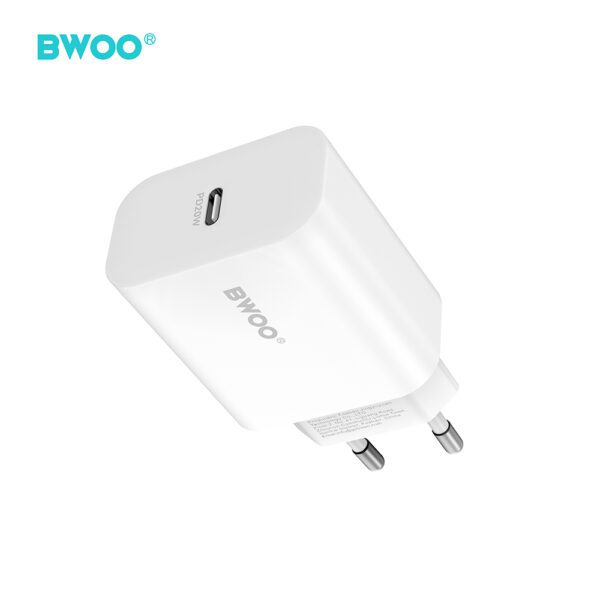 BWOO wall charger CDA233 PD 20W 1x USB-C white