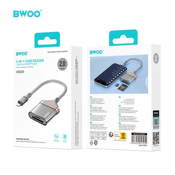 BWOO Adapter Lightning to SD card / TF Card BZ63
