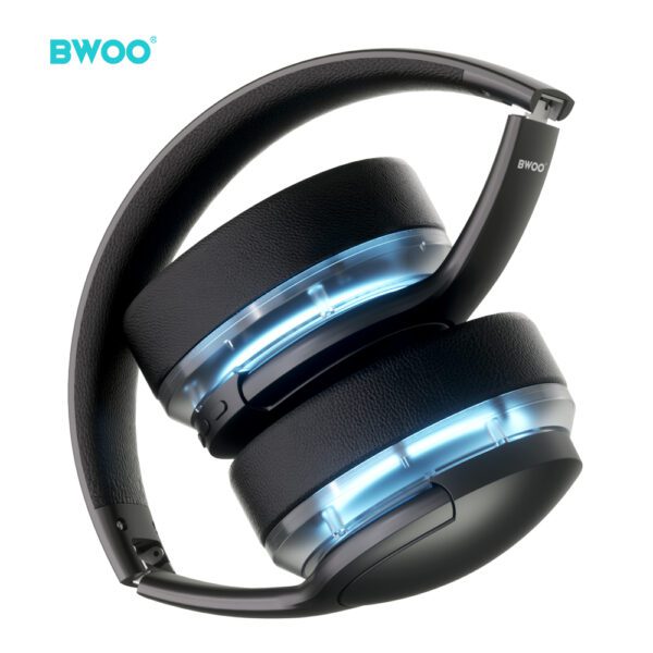BWOO ANC Wireless Headphone Premuim Sound Quality BW587 Black