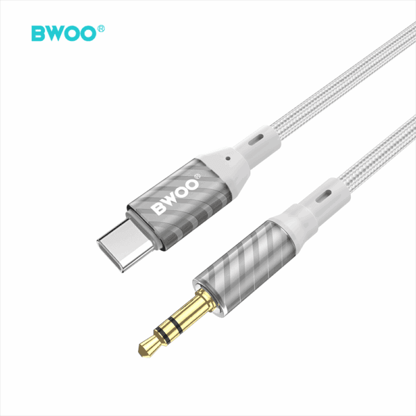 BWOO AUX Cable Type C to 3.5mm Jack audio AUX074