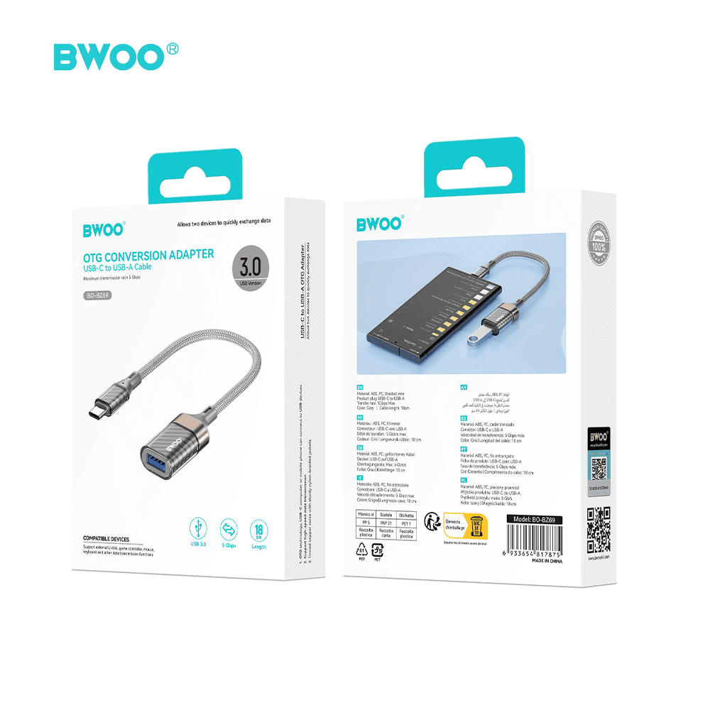 BWOO Adapter Type C to USB BZ69