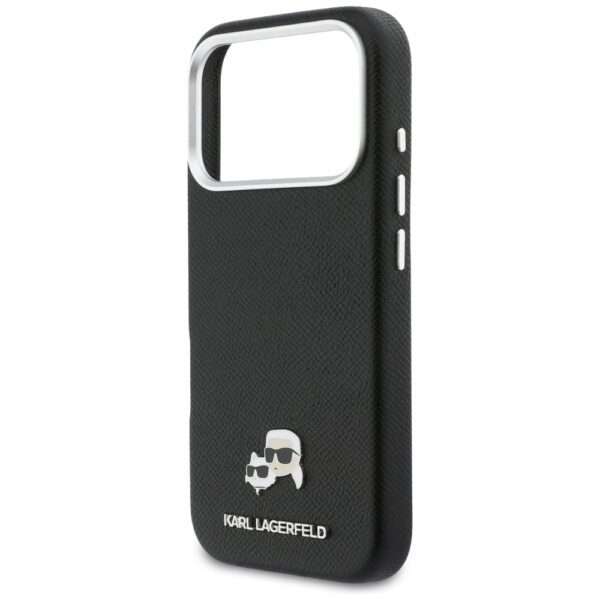 Karl Lagerfeld case for iPhone 17 Pro Max 6,9" HC MAGSAFE PU FW W/ K&C HEAD PIN BLACK