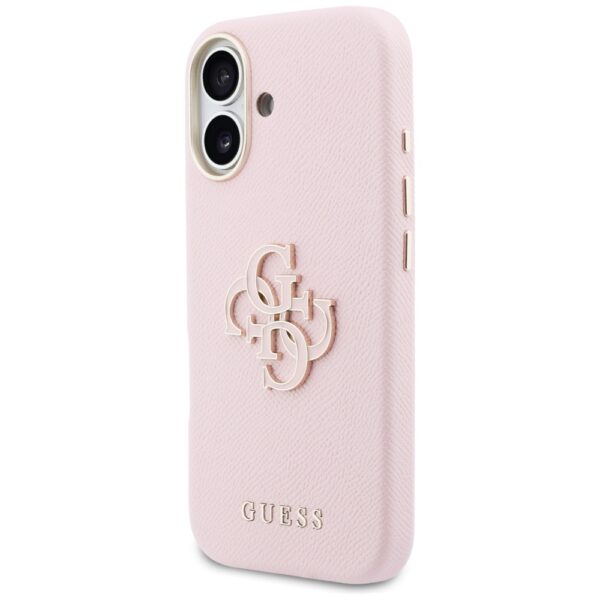 Guess HC PU FW RESIN LOGO PINK case for iPhone 17 Pro 6,3"