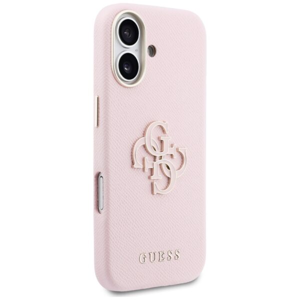 Guess HC PU FW RESIN LOGO PINK case for iPhone 17 Pro 6,3"
