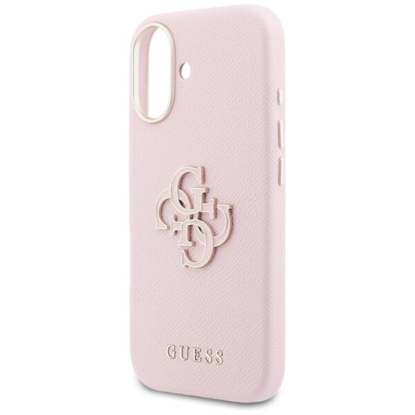 Guess HC PU FW RESIN LOGO PINK case for iPhone 17 Pro 6,3"