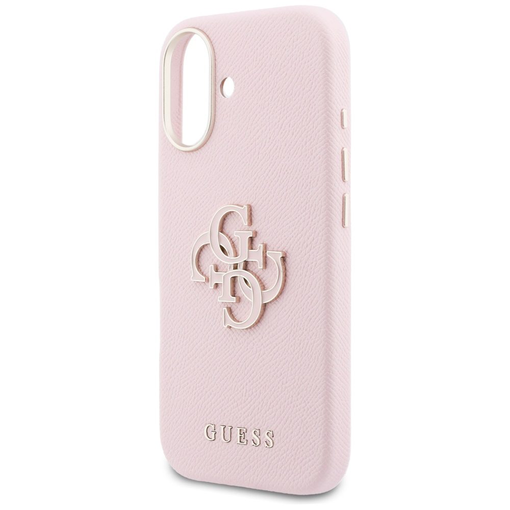Guess HC PU FW RESIN LOGO PINK case for iPhone 17 Pro 6,3"